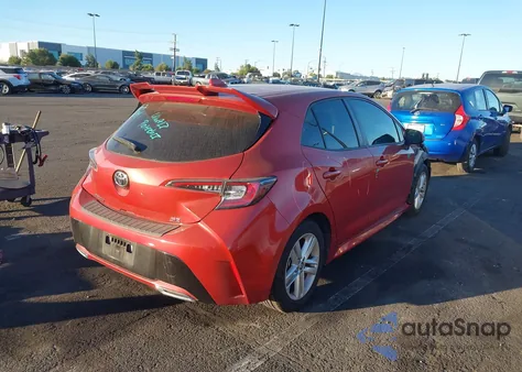 2019 Toyota Corolla Se из США, поврежденный, VIN JTNK4RBE1K3035427